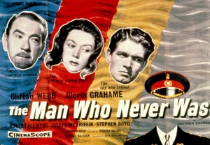 MAN WHO NEVER WAS, THE MWNW 001 POSTER
