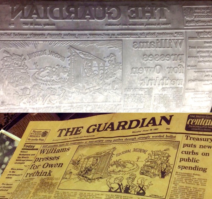 Guardian page & plate